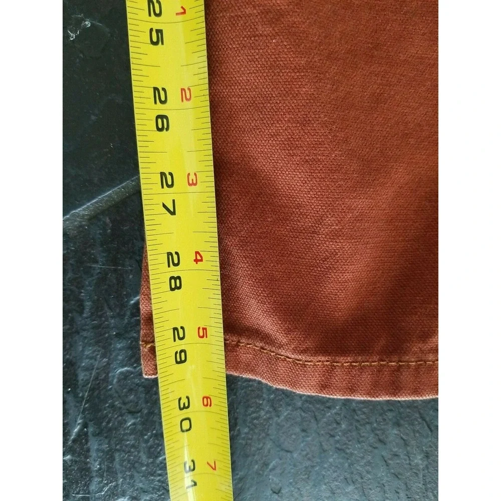 Men's Express Precision Fit Brown Cotton‎ Straight Leg Pants Size 30W 30L